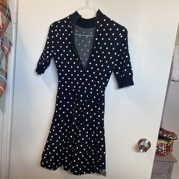 Polka dot sweater dress - Picture 3 of 5